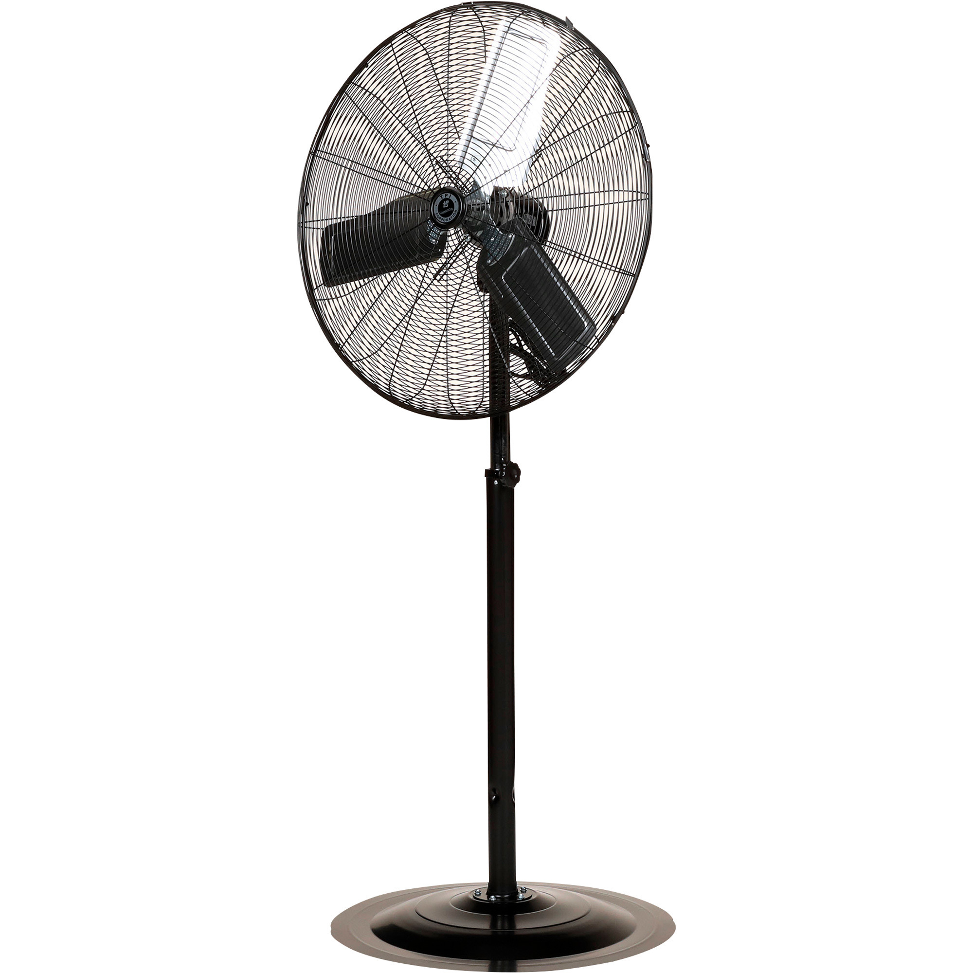 TPI Commercial Pedestal Fan - 30in. Diameter, 6700 CFM, Adjustable Height, Model# CACU30-P